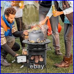 Onlyfire Camping Rocket Stove, Outdoor Portable Wood Burning Camp Stove