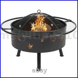 Outdoor Camping Fire Pit Heater Backyard Patio Wood Burning Stove Barbecue Grill