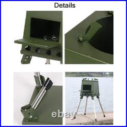 Outdoor Camping Folding Portable Barbecue Wood Stove, Size Small Stainless Ste Outdoor Camping Folding Portable Barbecue Wood Stove, Size Small Stainless Ste