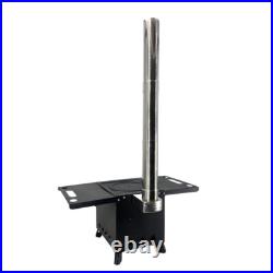 Outdoor Camping Picnic Cooker Heating Wood Burning Stove with Plumbing New