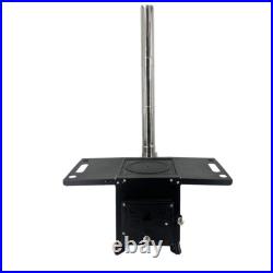 Outdoor Camping Picnic Cooker Heating Wood Burning Stove with Plumbing New