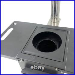 Outdoor Camping Picnic Cooker Heating Wood Burning Stove with Plumbing New