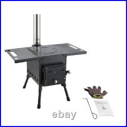 Outdoor Camping Stove Camp Tent Stove Portable Wood Burning Stove Heating BBQ Outdoor Camping Stove Camp Tent Stove Portable Wood Burning Stove Heating BBQ