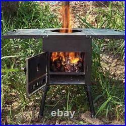 Outdoor Camping Stove Camp Tent Stove Portable Wood Burning Stove Heating BBQ Outdoor Camping Stove Camp Tent Stove Portable Wood Burning Stove Heating BBQ
