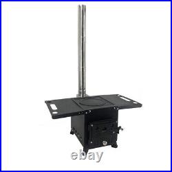 Outdoor Camping Tent Stove Wood Burning Stove Picnic BBQ Stove with Pipe Outdoor Camping Tent Stove Wood Burning Stove Picnic BBQ Stove with Pipe