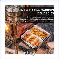 Outdoor Camping Tent Stove with Oven, Portable Wood Burning Stove with Chimne Outdoor Camping Tent Stove with Oven, Portable Wood Burning Stove with Chimne