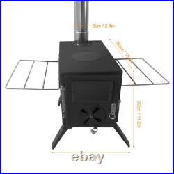 Outdoor Camping Tent Wood Stove Portable Heating Wood Burning BBQ Stove L3G3
