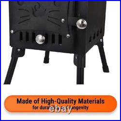 Outdoor Camping Wood Stove Portable Wood Burning Stove for Outdoors Wood