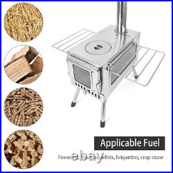 Outdoor Camping Wood-burning Stove Stainless Steel Foldable Tent Wood Stove BB Outdoor Camping Wood-burning Stove Stainless Steel Foldable Tent Wood Stove BB