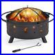 Outdoor_Fire_Pit_Wood_Burning_Backyard_Patio_Stove_Cover_Iron_Round_Grill_32Inch_01_dr