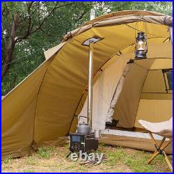 Outdoor Portable Camping Tent Stove Wood Burning Stove Picnic BBQ Stove J0I9