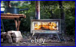 Outdoor Portable Folding Secondary Conbustion Camping Wood Stove Detachable Burn Outdoor Portable Folding Secondary Conbustion Camping Wood Stove Detachable Burn