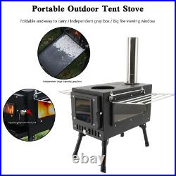 Outdoor Portable Tent Camping Wood Burning Stove with Pipe For Tent Cooking Outdoor Portable Tent Camping Wood Burning Stove with Pipe For Tent Cooking