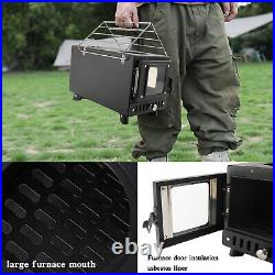 Outdoor Portable Tent Camping Wood Burning Stove with Pipe For Tent Cooking Outdoor Portable Tent Camping Wood Burning Stove with Pipe For Tent Cooking