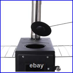 Outdoor Portable Tent Camping Wood Burning Stove with Pipe For Tent Cooking Outdoor Portable Tent Camping Wood Burning Stove with Pipe For Tent Cooking