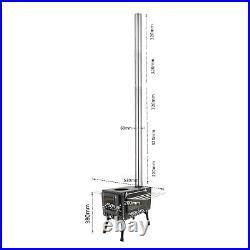 Outdoor Portable Tent Camping Wood Burning Stove with Pipe For Tent Cooking Outdoor Portable Tent Camping Wood Burning Stove with Pipe For Tent Cooking