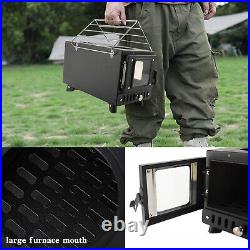Outdoor Portable Tent Camping Wood Burning Stove with Pipe For Tent Cooking Outdoor Portable Tent Camping Wood Burning Stove with Pipe For Tent Cooking