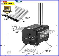 Outdoor Portable Wood Stove, Tent Stove, Wood Burning Stove for Camping, Cast I Outdoor Portable Wood Stove, Tent Stove, Wood Burning Stove for Camping, Cast I