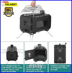 Outdoor Portable Wood Stove, Tent Stove, Wood Burning Stove for Camping, Cast I Outdoor Portable Wood Stove, Tent Stove, Wood Burning Stove for Camping, Cast I