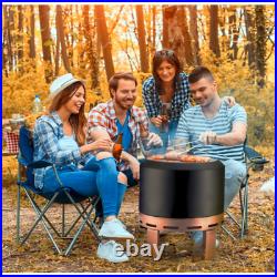 Outdoor Smokeless Fire Pit Stove for Camping Bonfire Wood Burning Fire Place Outdoor Smokeless Fire Pit Stove for Camping Bonfire Wood Burning Fire Place