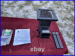 Outdoor Wood Burning Stove, Portable for Cooking, Camping. Dead Wood Stove Co