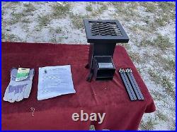 Outdoor Wood Burning Stove, Portable for Cooking, Camping. Dead Wood Stove Co