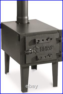Outdoor Wood Burning Stove Portable with Chimney Pipe for Cooking Camping