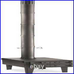 Outdoor Wood Burning Stove, Portable with Chimney Pipe for Cooking, Camping, Ten