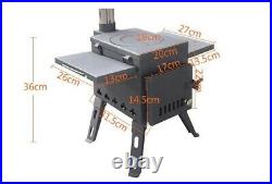 Outdoor Wood Stove Camping Tent Heating Stove Outdoor Survival Wood Burning Oven