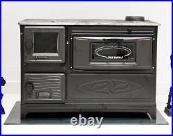 Oversized special cooker with large oven, wood burning stove, cast iron stove