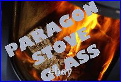 PARAGON 360 x 291 REPLACEMENT STOVE GLASS HIGH DEFINITION MADE TO MEASURE