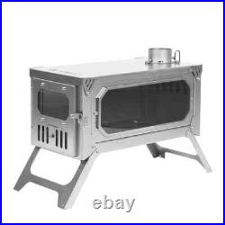 POMOLY T-Brick 1.0 Portable Titanium Wood Stove Hot Tent Camping New Never Used