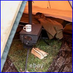 Petromax Loki2 Tent Oven and Heater, Portable Steel for Cooking and Heating