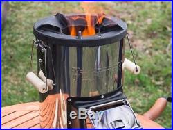 Petromax Rocket Stove Portable Wood Burning Camping Stove