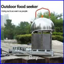 Portable Camping Picnic Wood Burning Stove Firewood Furnace Outdoor Food Cooker