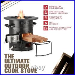 Portable Camping Wood Stove Essential for Survival and Emergency Preparedness
