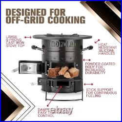 Portable Camping Wood Stove Essential for Survival and Emergency Preparedness