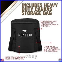 Portable Camping Wood Stove for Survival & Off-Grid Living Includes Bag &