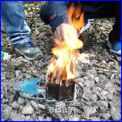 Portable Folding Ultralight Wood Burning Stove For Outdoor Cooking