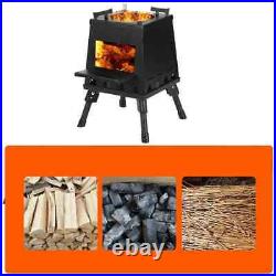 Portable Outdoor Backpacking Camping Stove Wood Burning Alloy Steel Portable Outdoor Backpacking Camping Stove Wood Burning Alloy Steel
