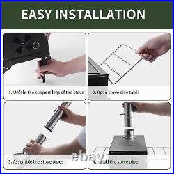 Portable Outdoor Tent Wood Camping Stove Steel Heating Wood Burning Heating BBQ Portable Outdoor Tent Wood Camping Stove Steel Heating Wood Burning Heating BBQ