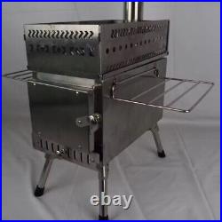Portable Outdoor Wood Burning Sauna Rock Stove and Chimney