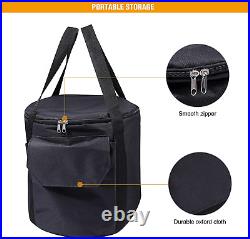 Portable Wood-Burning Camping Rocket Stove with Carrying Bag Ideal for Cooking