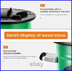 Portable Wood Burning Stove Camping Clean Furnace High Efficient Eco-Friendly