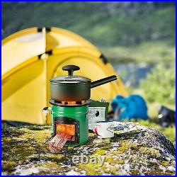 Portable Wood Burning Stove Camping Clean Furnace High Efficient Eco-Friendly