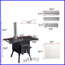 Portable Wood Burning Stove Wood Camping Outdoor Oven Camping BBQ Wood Fired Portable Wood Burning Stove Wood Camping Outdoor Oven Camping BBQ Wood Fired