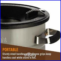Portable Wood Burning Survival Charcoal Camp Stove for Camping Outdoor and RV