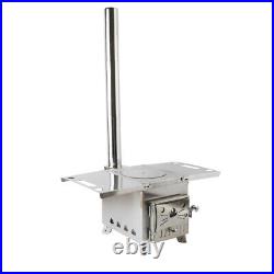 Portable Wood Stove Outdoor Camping Picnic Cook Heating Wood Burning Stove& Pipe Portable Wood Stove Outdoor Camping Picnic Cook Heating Wood Burning Stove& Pipe