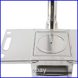 Portable Wood Stove Outdoor Camping Picnic Cook Heating Wood Burning Stove& Pipe Portable Wood Stove Outdoor Camping Picnic Cook Heating Wood Burning Stove& Pipe