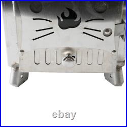 Portable Wood Stove Outdoor Camping Picnic Cook Heating Wood Burning Stove& Pipe Portable Wood Stove Outdoor Camping Picnic Cook Heating Wood Burning Stove& Pipe
